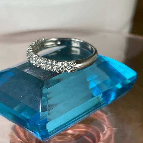 1/2CT Sapphire ring Silver .925 - Picture 8 of 10